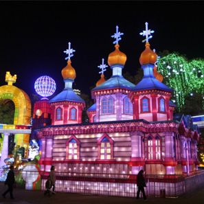 开封红灯笼彩灯制作  春节灯会 城市主题公园