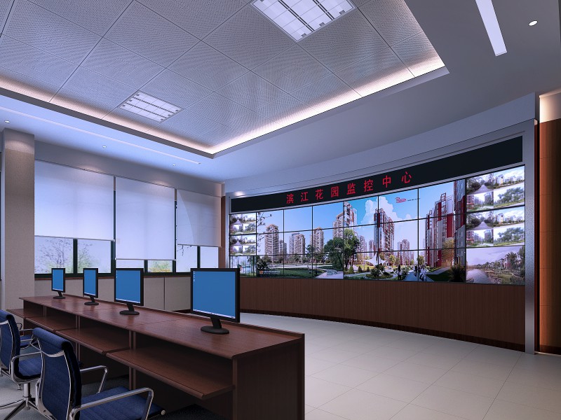 滨江花园小区监控中心