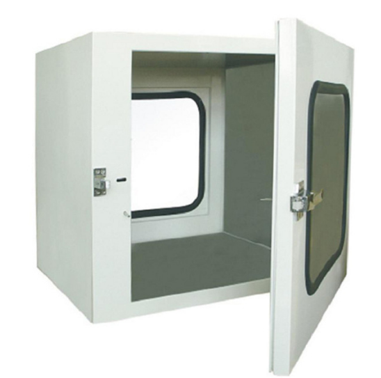 供应不锈钢传递窗电子联锁厂家直销钢板烤漆自净式传递窗可定制