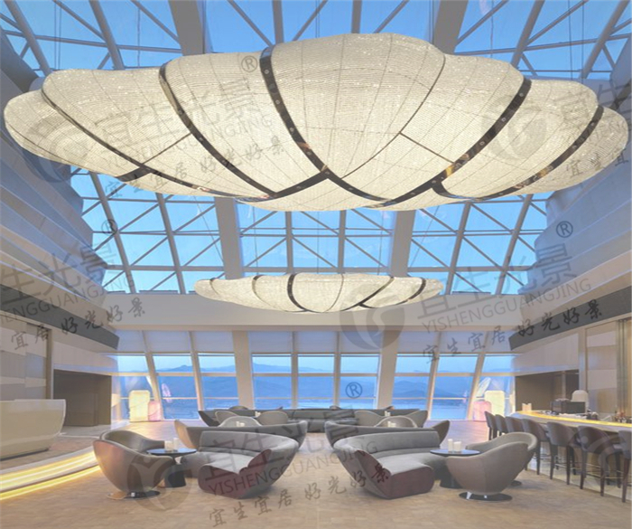 宜生光景 房产售楼部灯具 灯具定做