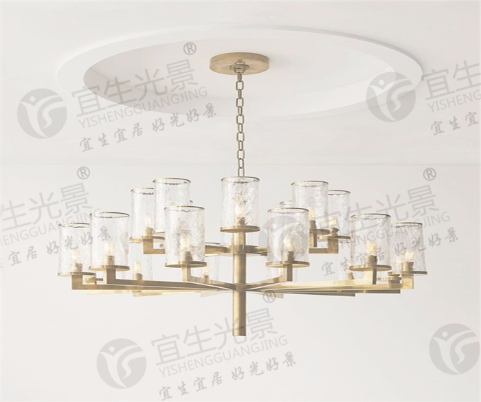 宜生光景 房产售楼部灯具 灯具定做