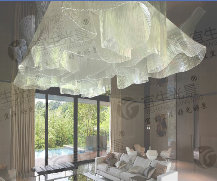 宜生光景 房产售楼部灯具 灯具定做