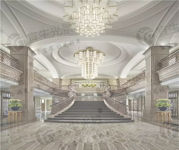 宜生光景 房产售楼部灯具 灯具定做