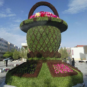 河南五色草设计厂家    免费设计  厂家制作