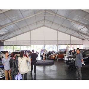 大型车展篷房内部  篷房租赁