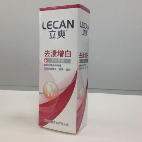 120克立爽去渍增白牙膏