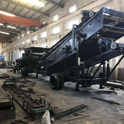 现货批发100型移动石料破碎机 移动破碎机