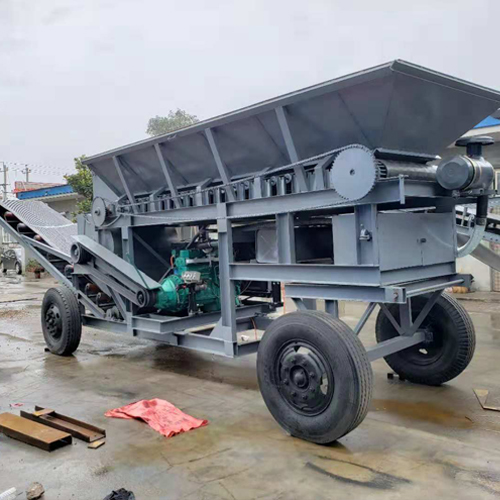 石料粉碎设备牵引式中碎机破碎机  移动破碎机