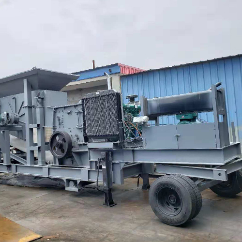 移动破碎机 石料粉碎设备牵引式中碎机破碎机