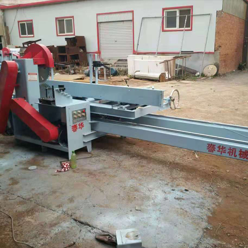 厂家直销方木圆木推台锯木工手推台锯圆木推台锯春华机械 推台锯