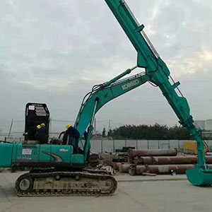 挖掘机加长臂钩机长臂伸缩臂标准臂岩石臂挖机大小臂