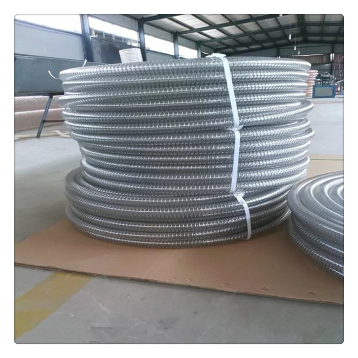 丰运管业供应食品级PU钢丝平滑增强管食品级酒厂专用输酒管牛奶饮料专用输送软管