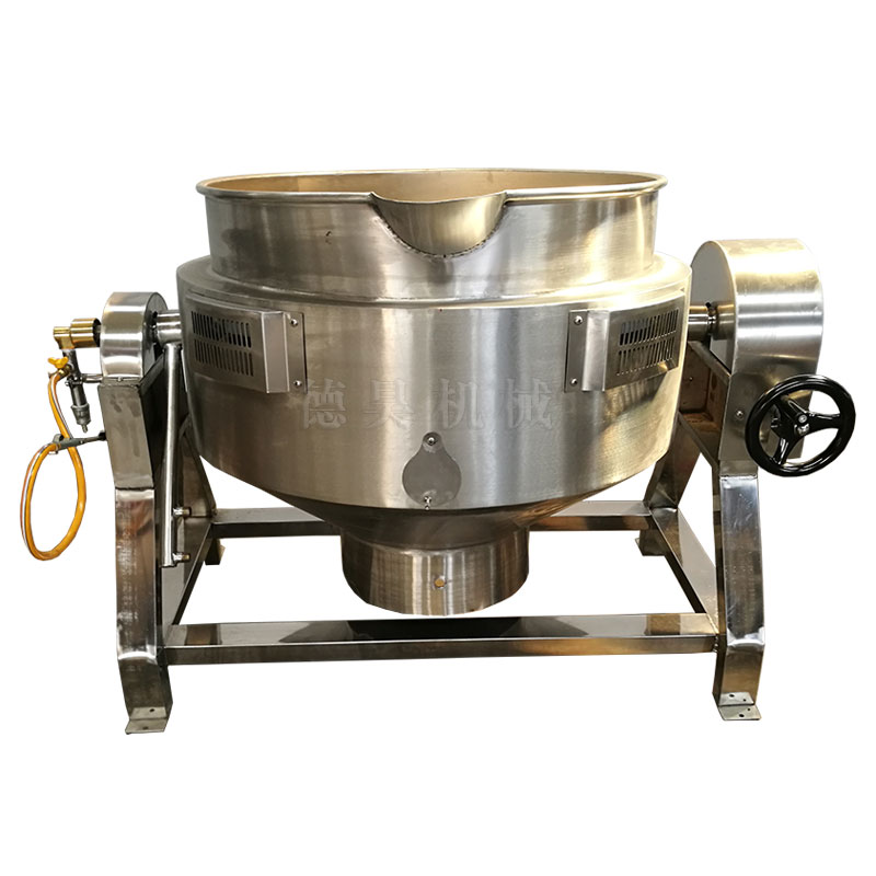 燃气可倾斜夹层锅