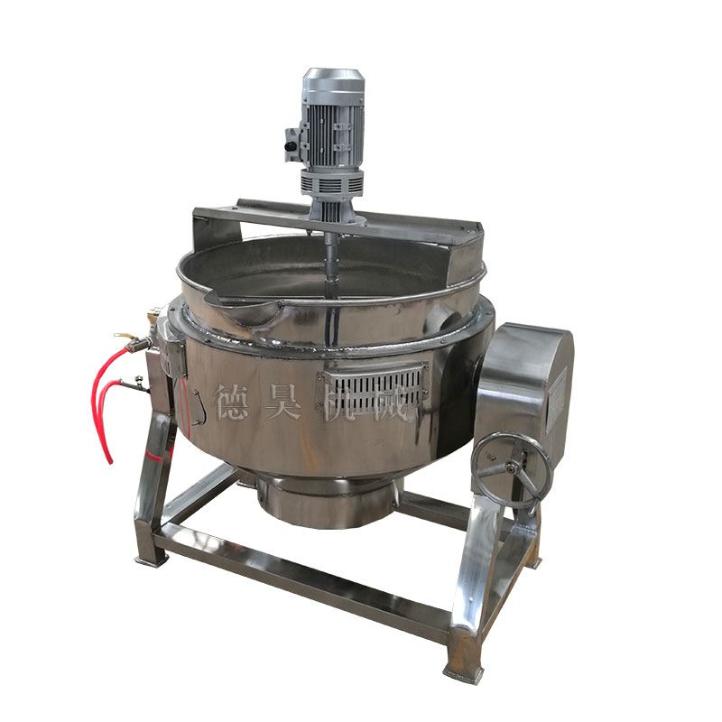 搅拌燃气可倾斜夹层锅-3