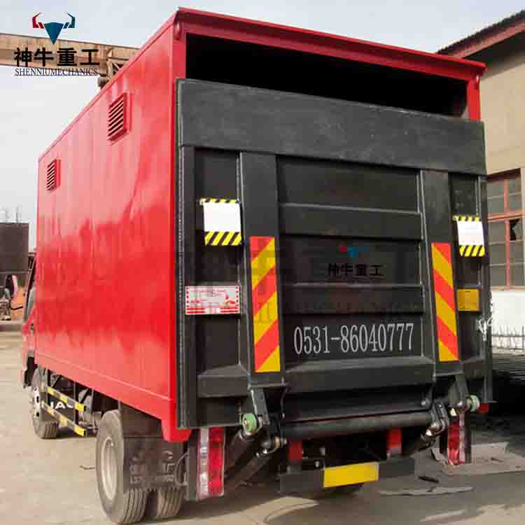 电动升降液压尾板铝合金装卸尾板汽车货车电动液压神牛尾板