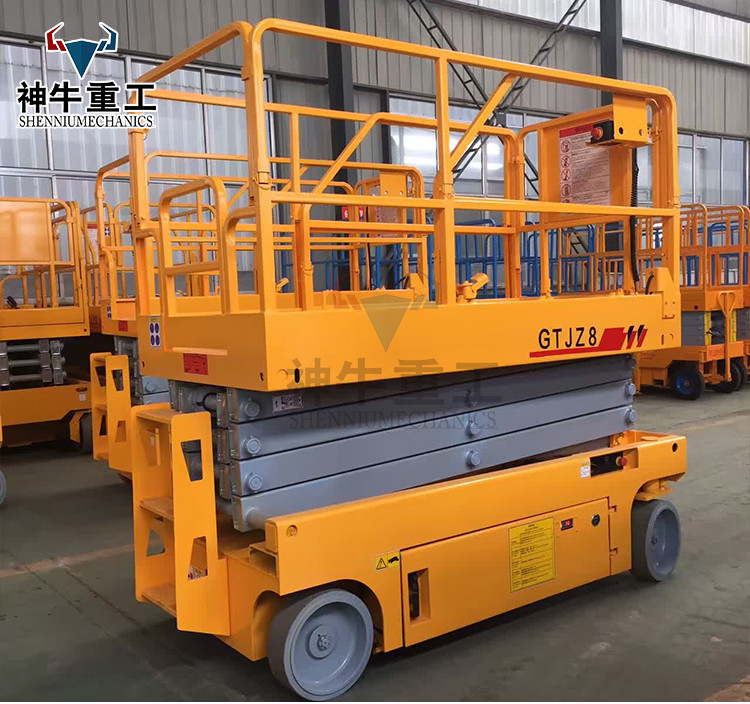 高空作业平台车神牛全自行升降机电动液压升降高空作业平台