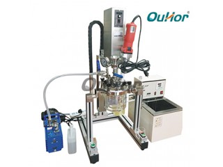 实验室超声波恒温密闭反应釜集成了超声功能、搅拌功能、乳化功能、恒温功能