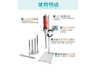 A25-Digital 实验室高剪切分散乳化机 小型卧式高剪切乳化机