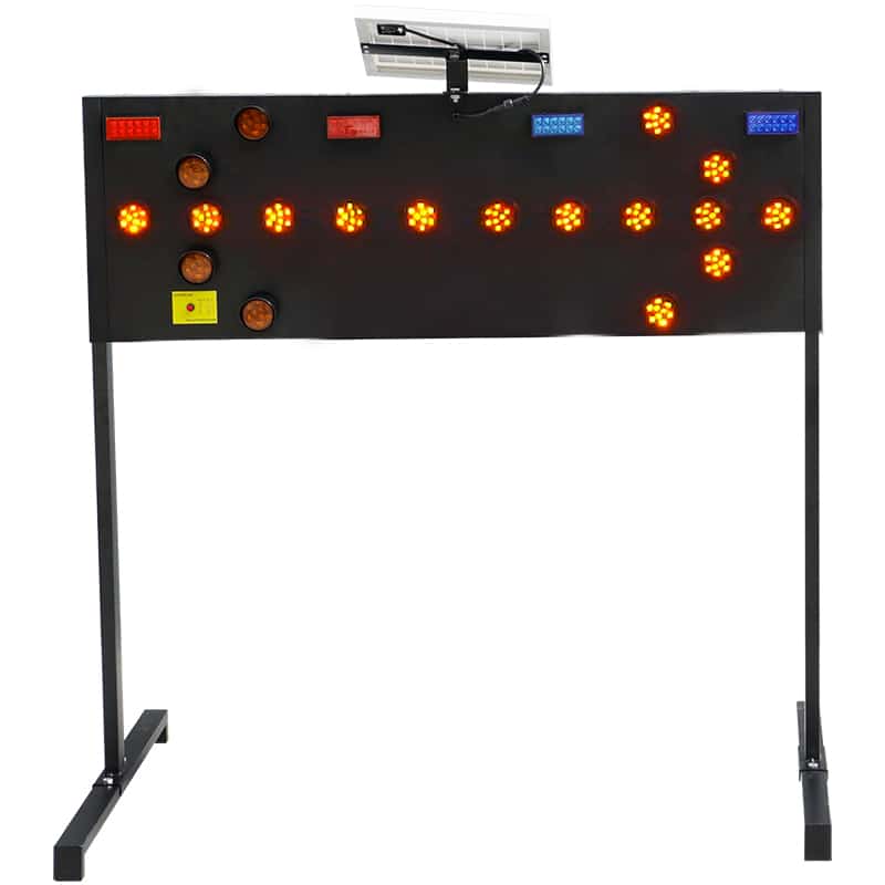 太阳能箭头导向牌