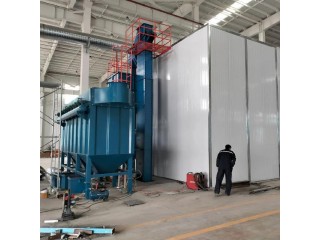 喷砂房改造非标定制螺旋回砂系统