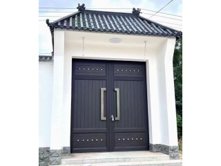 农村自建庭院铜门	庭院大门、宅院主门